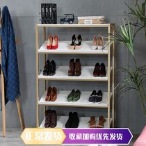 Clothing store storage bag home display rack floor bag rack gold shelf shoe rack shoe shop clothing