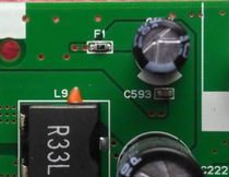 NDSLite Fuse NDSLite motherboard high voltage logic board Fuse F1 F2 typing F black 0603