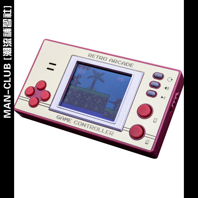 Overseas retro nostalgic red and white machine FC color screen 150 in 1 mini arcade game console pocket game handheld