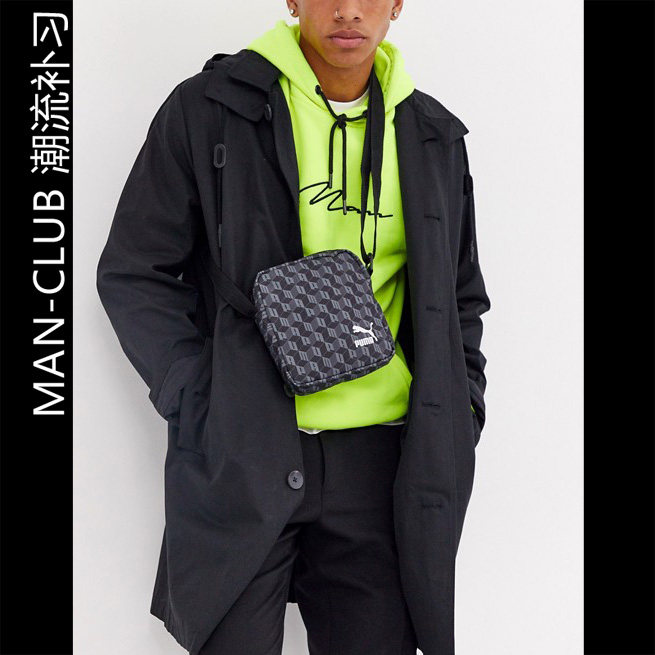 UK to start with 2020 new PUMA Cubo grey Sport Leisure Shoulder Bag single shoulder bag Men and women