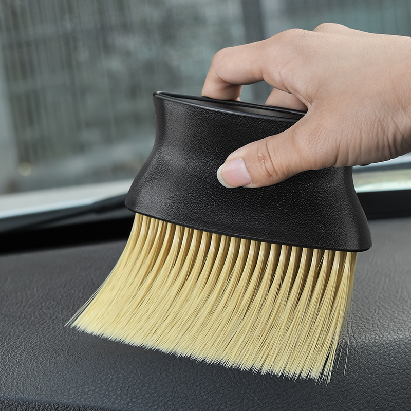 Car Supplies Great Total Dust Removal Brush Air Conditioning Air Outlet Interior Fine Slit Dust Cleaning Soft Hair Brush Dust Remover