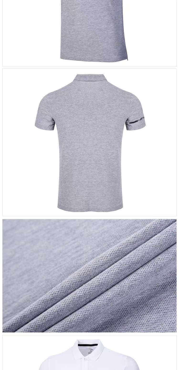 Áo thun ngắn tay Anta Áo sơ mi POLO 2019 hè mới thoáng khí thấm mồ hôi nam nửa áo thể thao đích thực - Áo polo thể thao áo polo nam trung niên