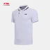 Li Ning áo sơ mi nam tay ngắn mùa xuân 2019 đào tạo chạy bộ đồ thể thao mùa hè - Áo polo thể thao áo polo Áo polo thể thao