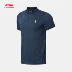 Li Ning áo ngắn tay nam bóng rổ mùa hè 2019 chạy quần áo thể thao ve áo mùa hè đan quần áo thể thao - Áo polo thể thao Áo polo thể thao