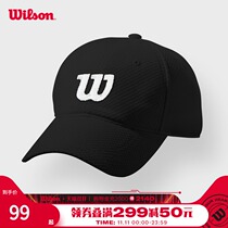 Wilson Wilson New Net fashion baseball cap casual sun hat simple big Logo tennis cap