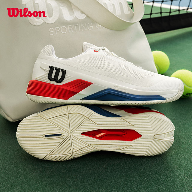 Wilson Wilson ຢ່າງເປັນທາງການ 24 ປີໃຫມ່ RUSHPRO4.0 ເກີບ tennis ມືອາຊີບແມ່ຍິງໃສ່ເກີບກິລາທົນທານຕໍ່.