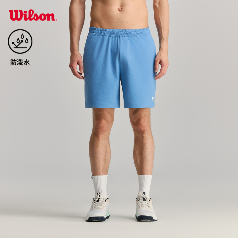 Wilson Wilson 26 New Summer Style Men's Water-Repellent Loose and Comfortable Stretch Tennis Sports Woven Shorts Wilson Wilson 26 New Summer Style Men's Water-Repellent Loose and Comfortable Stretch Tennis Sports Woven Shorts