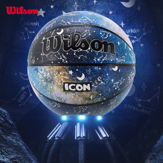 Wilson Wilson ການແຂ່ງຂັນ Universal Indoor ແລະ Outdoor ເຍົາວະຊົນເດັກນ້ອຍນັກຮຽນປະຖົມ Constellation Graffiti Basketball ໝາຍເລກ 7 ໝາຍເລກ 5