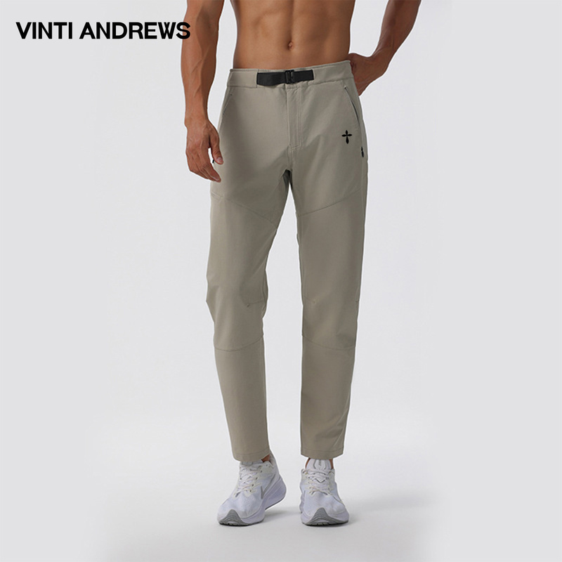 Vinti Andrews Straight-Leg Outdoor Softshell Pants Men's Fashion Golf Sports Hiking Fitness Quick-Drying Pants