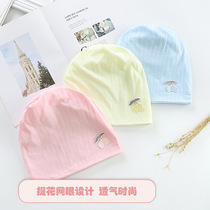 Confinement hat and scarf summer thin pure cotton breathable pregnant women fashion headscarf confinement hat maternity postpartum supplies