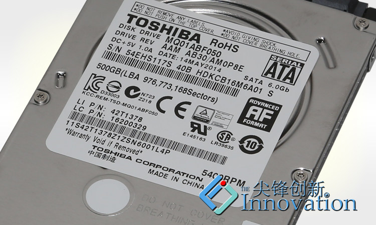 Lenovo original clothes notebook unloader brand new 500G hard disc MQ01ABF050 National United Insurance attached box sheet