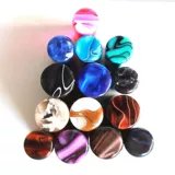 Акриловая палка Цвет цветочных цветов, сигарета, дым, стальные круглые шарики, палочка с давлением чай