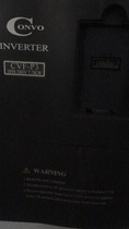 Conwo CVF-P3 FSCP03 1-5K50-3P380-A-EP 5 5KW inverter
