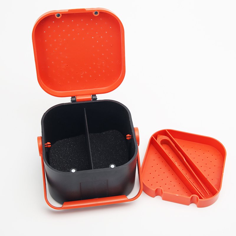 Red worm box, earthworm box, multi-functional red worm live bait, fishing gear box, breathable, moisturizing, insect-proof, high-quality fish gear