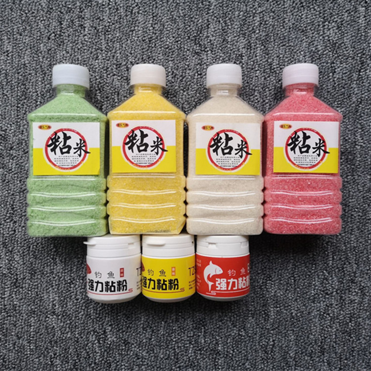 Fishing sticky rice stained with rocking adhesive pink suit Fishing small fish nose bait bait millet