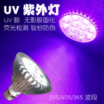 High-power UV glue shadowless glue curing lamp LED ultraviolet photosensitive printing lamp banknote manicure fluorescence detection