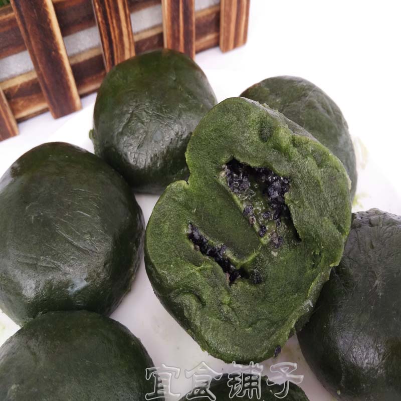 Jiangxi has stuffing Qingming Amy fruit sesame sweet-scented osmanthus stuffing handmade glutinous rice cake wormwood green group cake