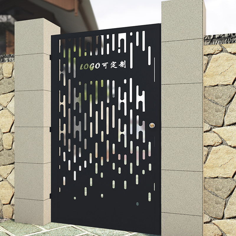 Eurostyle Iron Art Big Doors Courtyard Door Garden Villa Door Outdoor Pair Open Door Entry Single Double Switch Hallway Aisle Iron Door