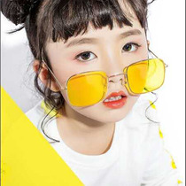 2019 childrens new box sunglasses girls stage show sunglasses children anti ultraviolet glasses tide