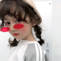 2019 New Childrens small round frame summer anti-ultraviolet sunglasses girl stage catwalk sunglasses tide