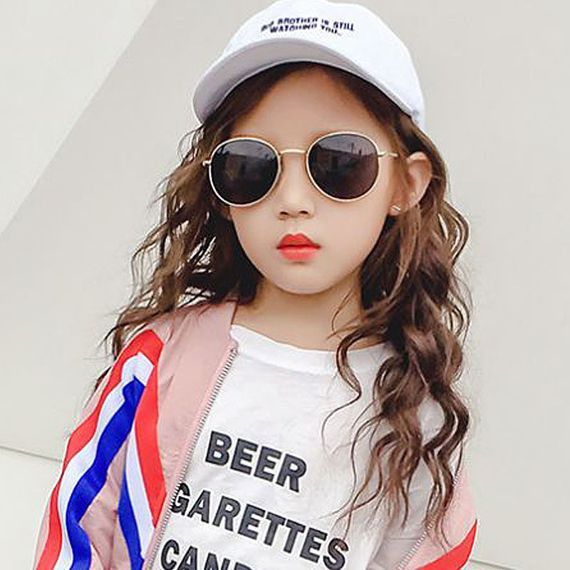 New Children's Glasses Girls Anti-UV Decorative Sunglasses Kids Sunglasses Tide Photo Photography Korean Version