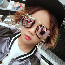 Children sun glasses boys shading children toad glasses UV comfort girls baby personality sunglasses tide