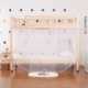 Một sinh viên người Lưới tấm đầu cánh cửa duy nhất khu chặt chẽ 1.0m 0.9m chung Laid mã hóa cá nhân vận chuyển giường - Lưới chống muỗi màn khung gấp gọn thông minh