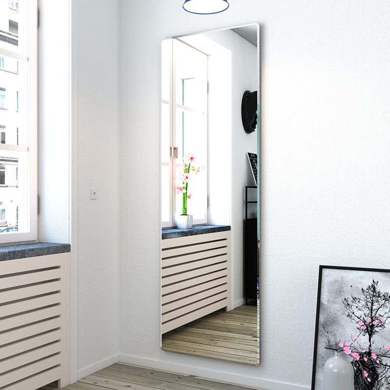 Mirror wall-mounted wall-mounted mirrors can be wall-mounted pasted lenses Full-length mirrors One-piece glass fitting mirrors