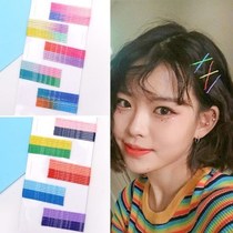 Funny blue pink girl sweet for ladies and girls to see womens colorful girls powder clip hairclip bangs candy