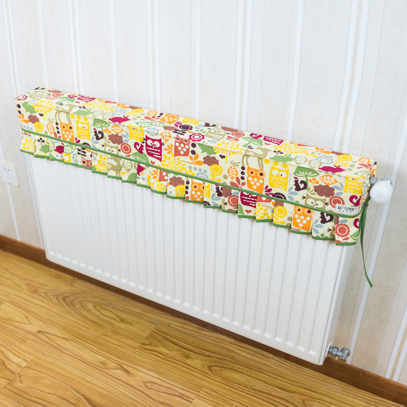 Heating sheet hood idylo central heating cover cloth old heating cover cloth art dust cover decoration (colorful forest)