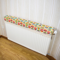 Anti-radiator smoked wall black heating cover Wei Neng dustproof cover Heating fabric cover Radiator cover full