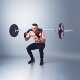 Professional barbell men's safety squat shoulder functional training Swiss 2.2M Austrian lever women's body shaping personal training