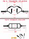 Professional Bicep/Tricep Training Barbell Swiss Olympic Bar Multi-Position Deadlift Bar for Men Home Fitness Personal Training Bar
