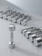 Pure Steel Small Dumbbell 1.0~10kg Lb. for Women, Children, Students, Yoga, Gym, Home Use Dumbbell Rack Set