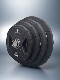 Fisida's New Large-Hole Barbell Plates for Men 5/ 10kg with Rubber Grip for Bench Press, Weightlifting, Olympic Bar, and Dumbbell Plates