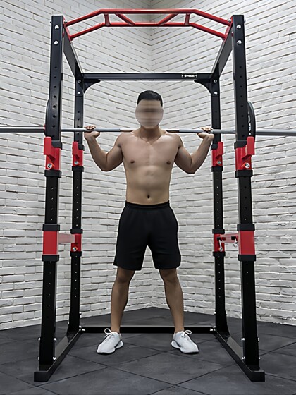 Frame-Style Safety Squat Rack for Men and Women, Multifunctional Weightlifting Bench Press Rack, Private Training Studio, Home Fitness Equipment