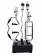 Barbell Rack with Nine Holes for Biceps and Triceps Training, Multi-Position Barbell Stand for Men's Home Fitness and Personal Training