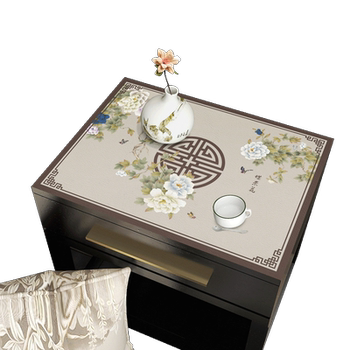 New chinese style bedside table mattress tarp pvc bedroom New chinese style bedside table mattress tarp pvc bedroom