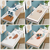 Leather desk mat writing desk tablecloth premium Nordic light luxury coffee table mat desk mat waterproof ins