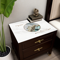 New Chinese nightstand cover tablecloth waterproof dustproof scarf Chinese style desktop protection mat refrigerator dustproof mat