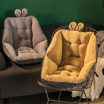 Cushion office sedentary backrest integrated chair cushion cushion stool lazy ass floor thickened winter plush
