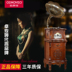 đầu đĩa than liền amply	 Otino retro vinyl ghi phòng khách âm thanh nổi châu Âu cổ điển ghi âm cổ lớn đồ trang trí sừng lớn 606 - Máy hát 	đầu đĩa than audio technica at-lp60xbt Máy hát