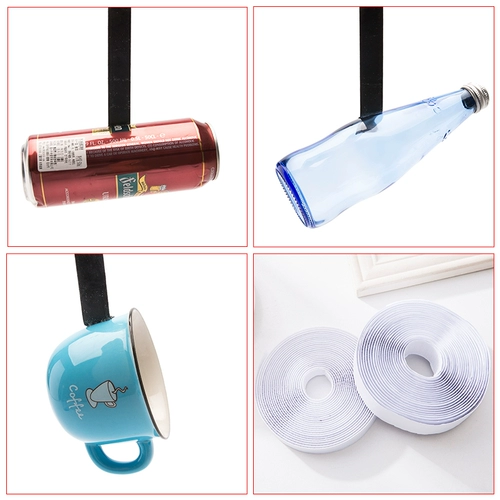 Клейкая двусторонная вуаль на липучке, мощная самоклеющаяся штора