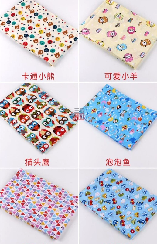 Phim hoạt hình in vải cotton thủ công DIY trẻ em tấm chăn vải vải quần áo khăn trải bàn vải