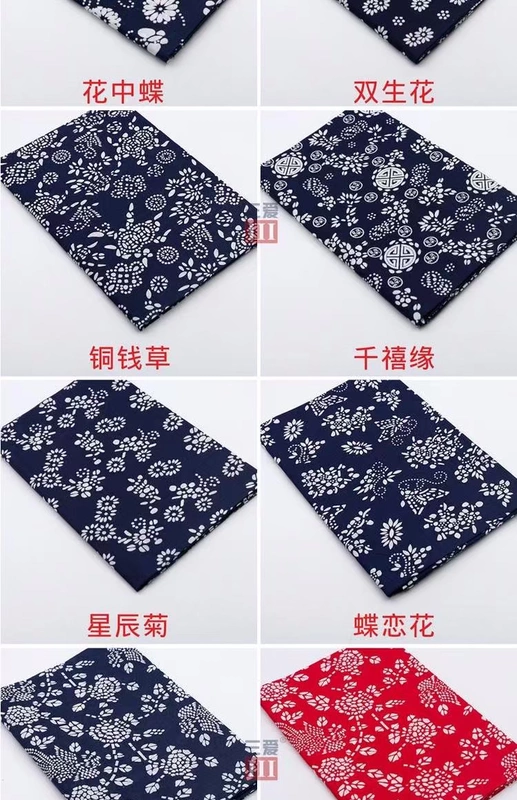 Phong cách quốc gia in cotton lanh quần áo thủ công DIY vải quần áo sofa rèm khăn trải bàn vải vải vải thun co giãn