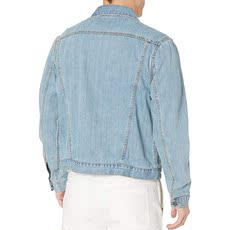 Куртка calvin klein/凯文克莱ck秋冬新款男浅蓝色牛仔外套时尚百搭夹克 Klein/CK