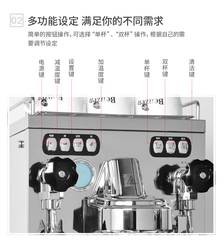 máy pha cà phê gia đình Máy pha cà phê Welhome / 惠 家 KD-320 thương mại chuyên nghiệp Máy pha cà phê gia đình bán tự động hoàn toàn của Ý - Máy pha cà phê máy cà phê