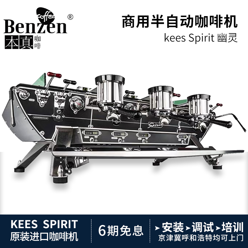 kees Spirit Ghost Commercial Triple-Head Semiautomatic Coffee Maker Original Imported Coffee Shop Liver