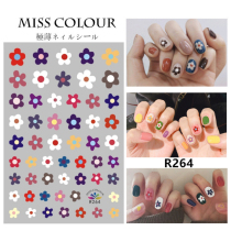 2020 New Japanese Nail Patch Nail Sticker Hyuna Simple hipster Line Decal Small Strawberry Rainbow