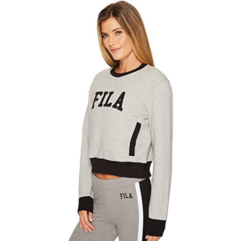 Áo len nữ Fila Fila 2018 mùa thu mới áo len thời trang áo khoác thể thao giản dị áo thun LW173D95 ao khoac ni